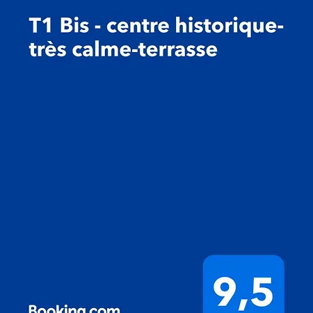 T1 Bis - Centre Historique-tres Calme-terrasse * Agen